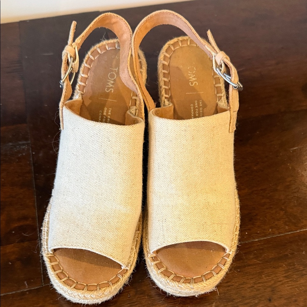 Toms Women's Tan Espadrille Sandals